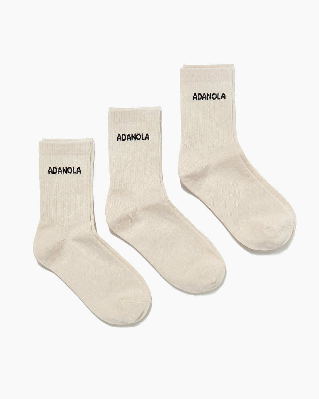 Contrast Detail Socks in Cream main image 1