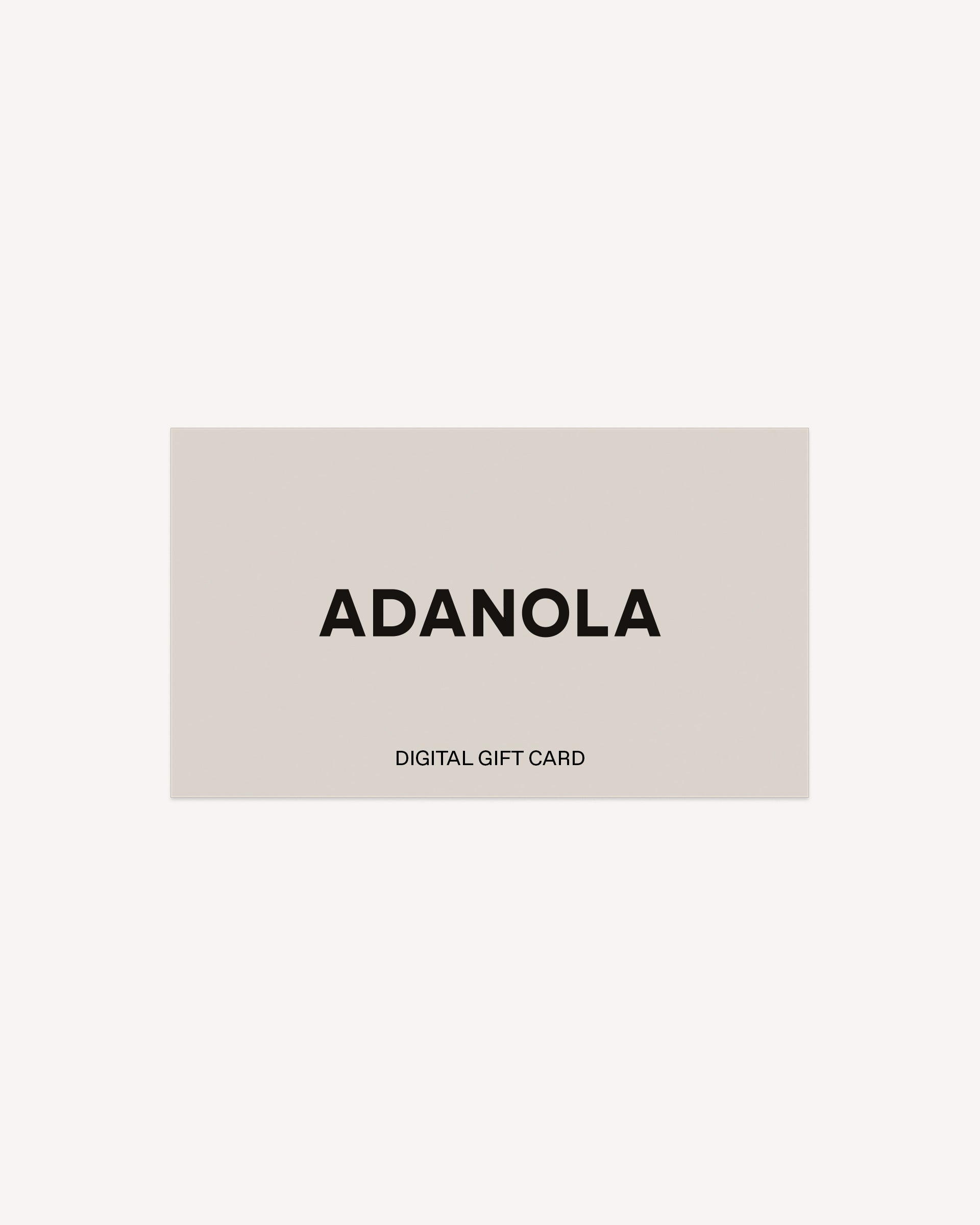 Digital Gift Card