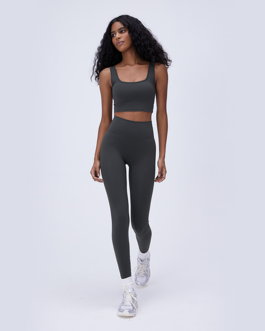Women's Ultimate Gym Leggings - Graphite Grey | Adanola Women's Ultimate Gym Leggings - Graphite Grey | Adanola