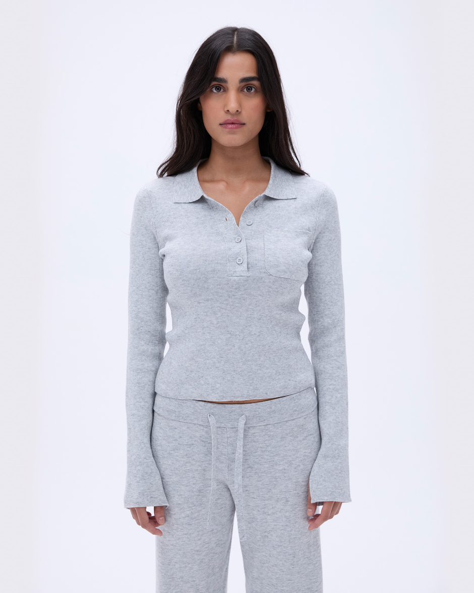 Srallison Knit Rws Knitwear Dark Grey Melange