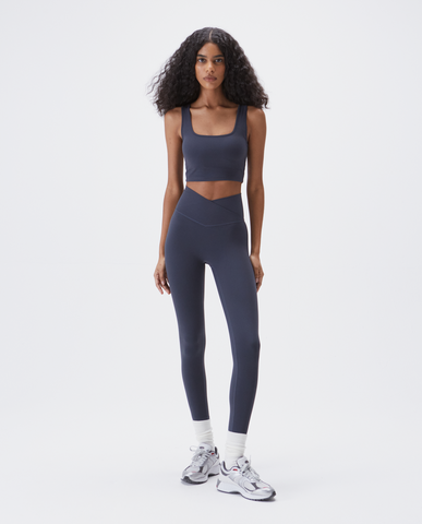 Ultimate Wrap Over Leggings - Midnight Blue