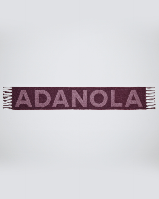 Knit Scarf - Dark Cherry