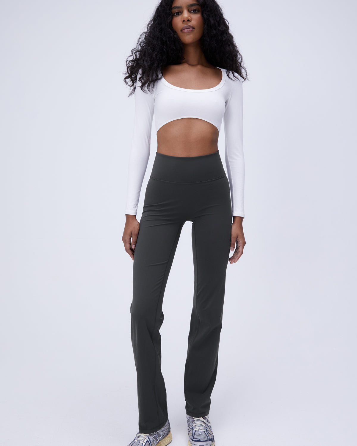 Cotton Yoga Pant - Grey Melange