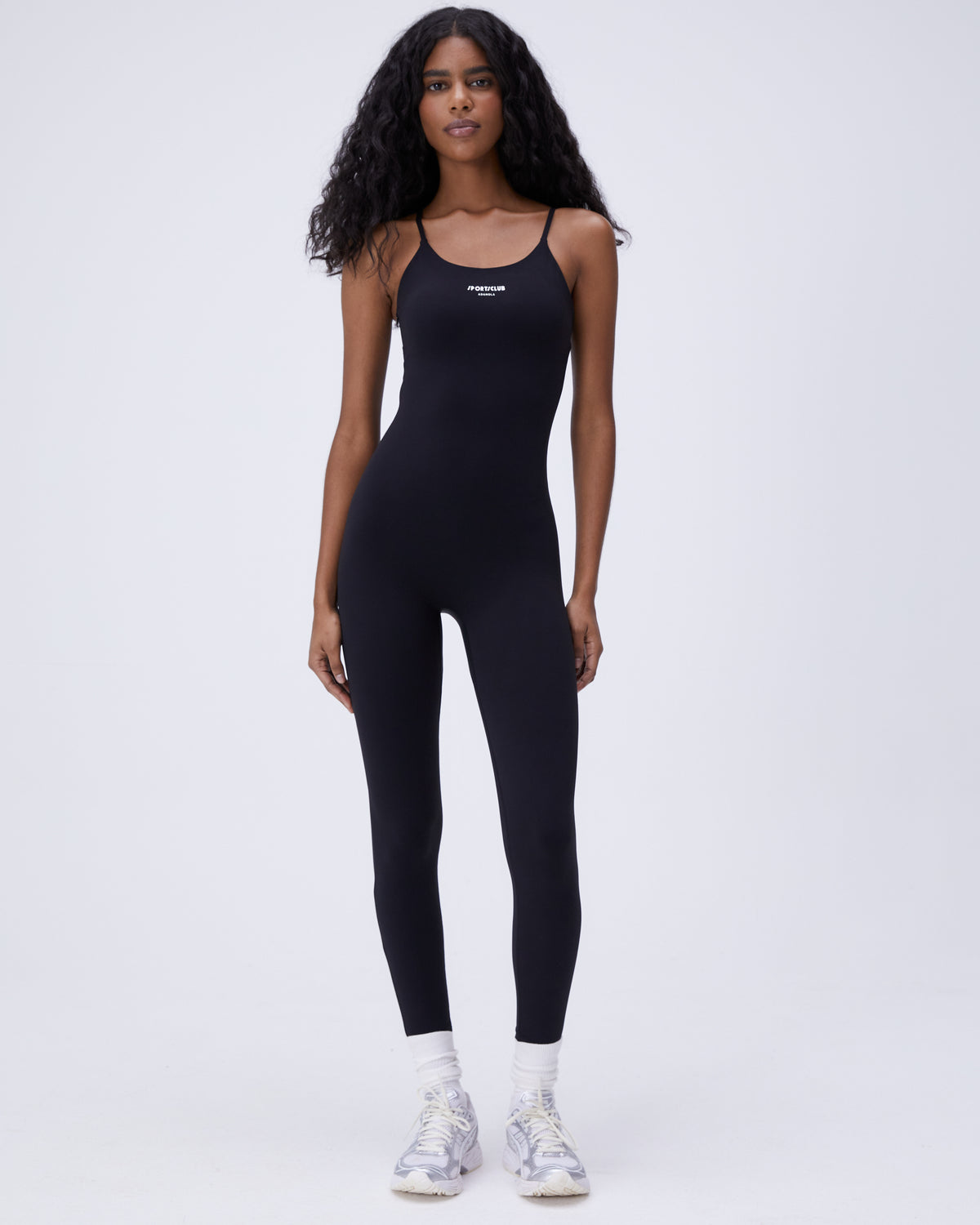 Ultimate Full Length Black Unitard Jumpsuit | Adanola