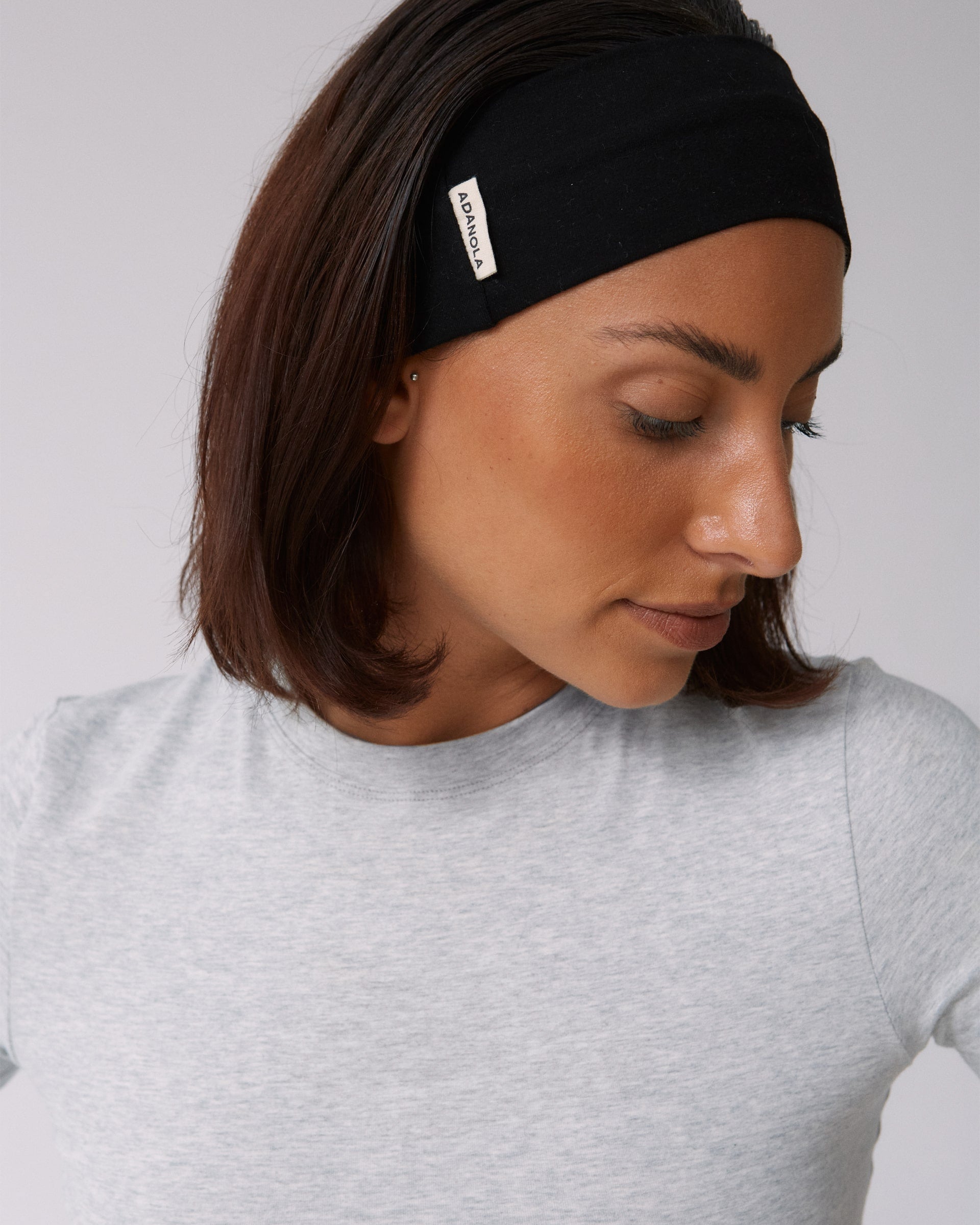 Jersey Headband - Black - Hair - Adanola