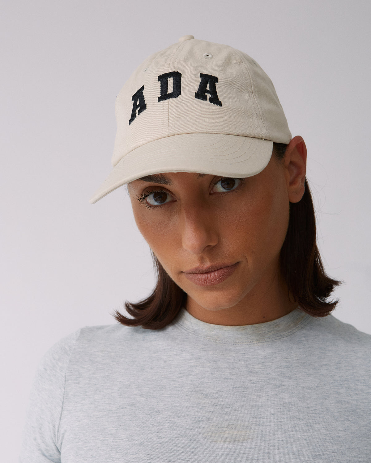 Women's ADA Beige Baseball Cap | Adanola