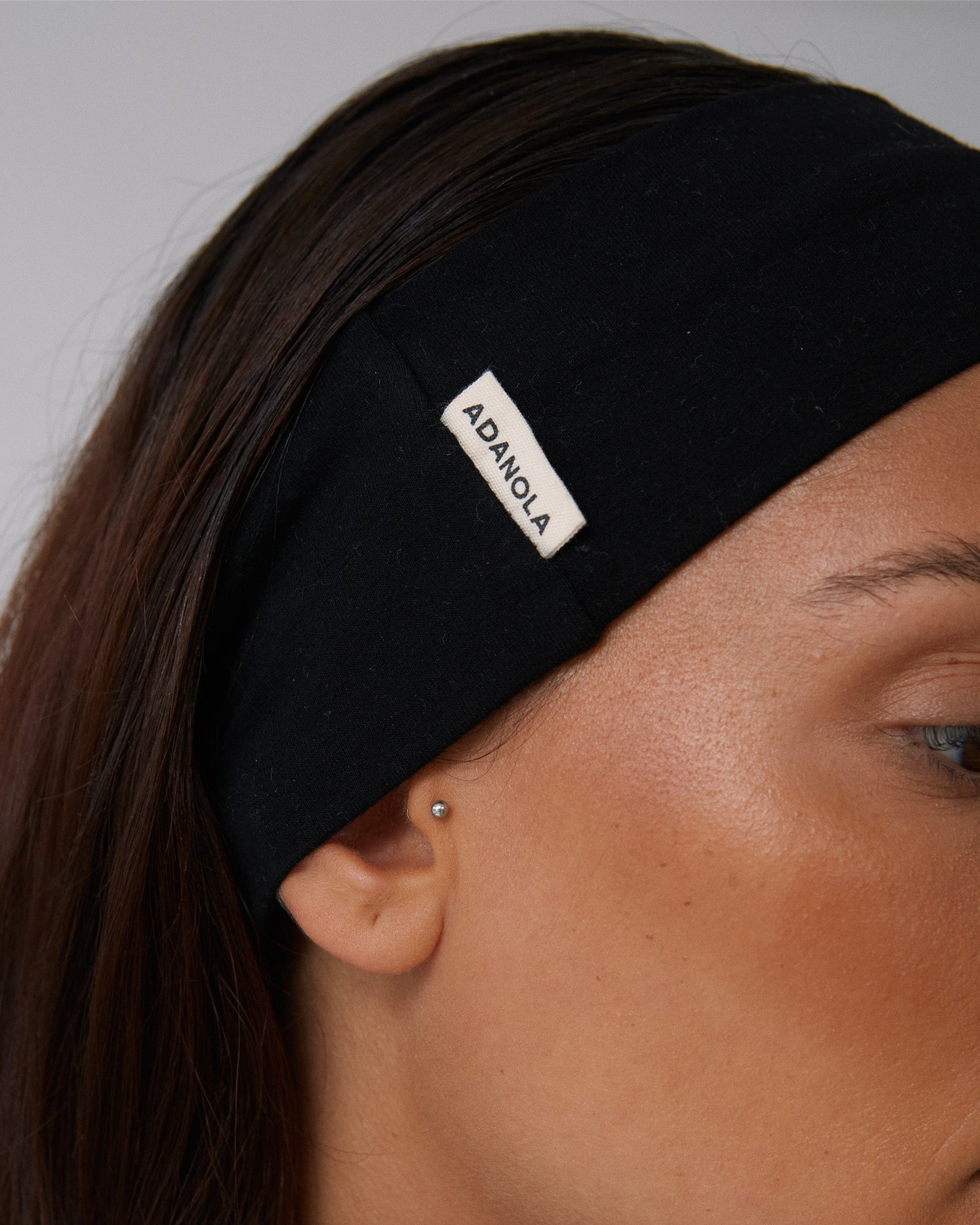 Jersey Headband - Black - Hair - Adanola