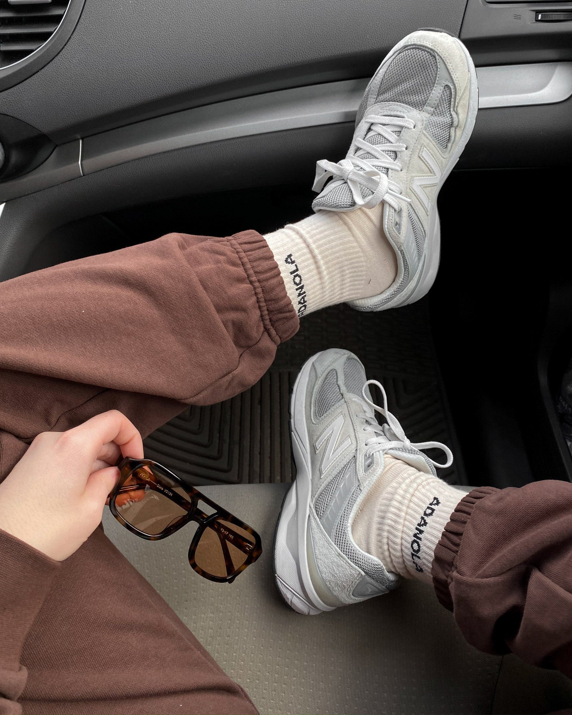 Socks - Cream - Socks - Adanola