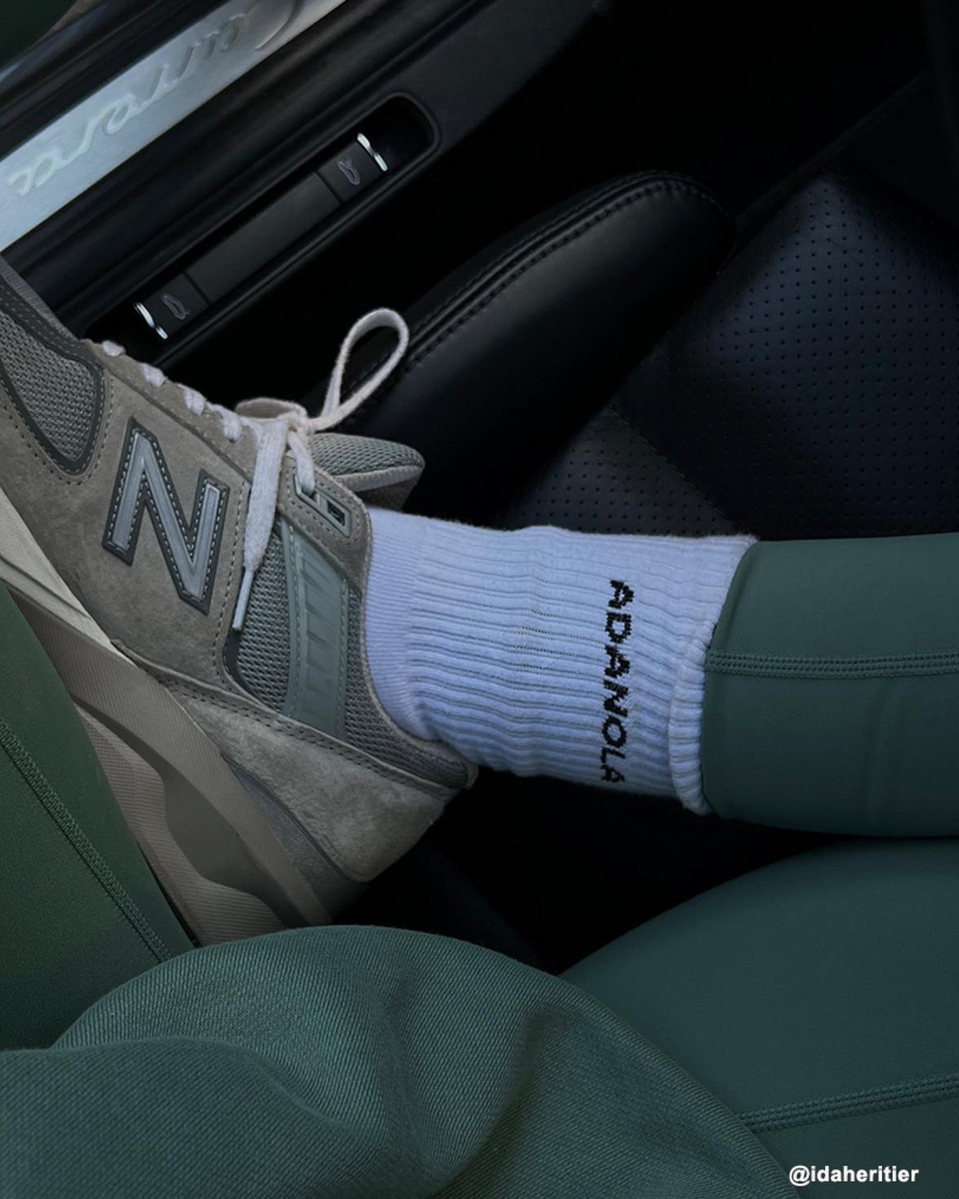 Socks - White - Socks - Adanola