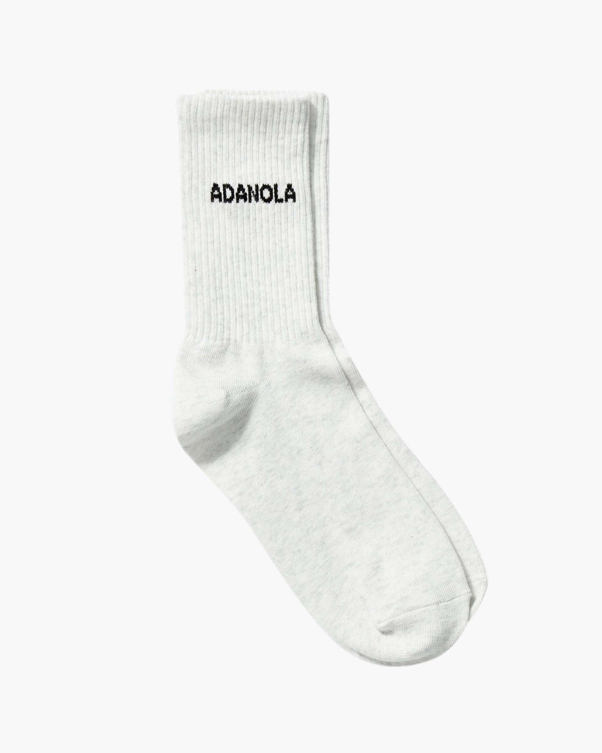 Socks - Light Grey Melange - Socks - Adanola