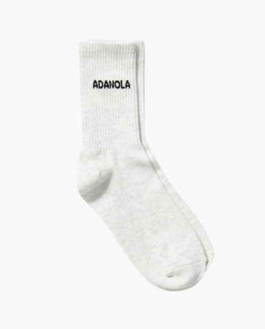 Socks - Light Grey Melange - Socks - Adanola